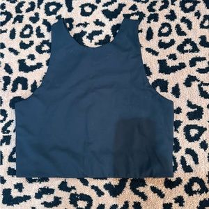 Girlfriend Collective Paloma longline bra in Black - size Medium